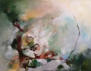 Nr. 360, Öl auf Holz, 68x88 cm