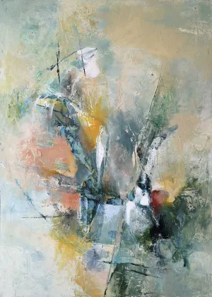 Nr. 400, Öl auf Holz, 60x40 cm