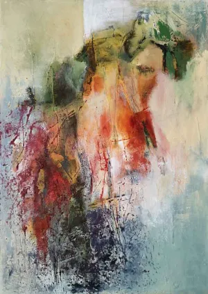 Nr. 401, Öl auf Holz, 60x40 cm