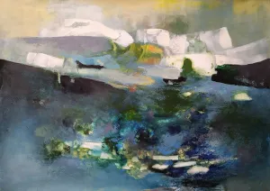 Nr. 369, Acryl auf Papier, 75x100 cm