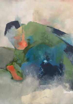 Nr. 393, Acryl auf Papier, 60x42 cm