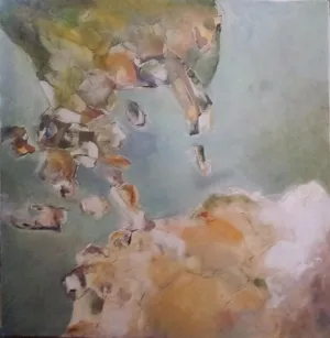 Nr. 78, Öl auf Leinen, 100x100 cm