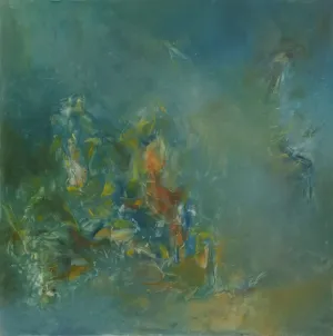 Nr. 94, Öl auf Leinen, 100x100 cm