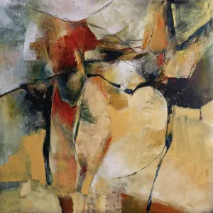 Nr. 215, Öl auf Leinwand, 80x80 cm