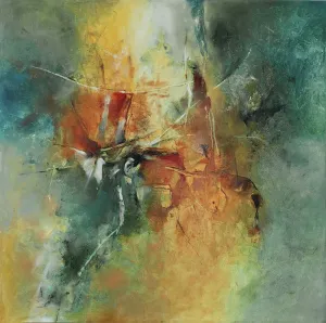 Nr. 188, Öl auf Leinwand, 100x100 cm