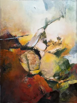 Nr. 242, Öl auf Papier, 80x60 cm