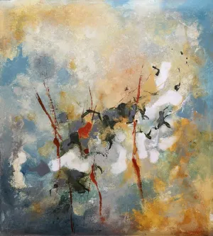 Nr. 309, Acryl auf Papier, 83x75 cm